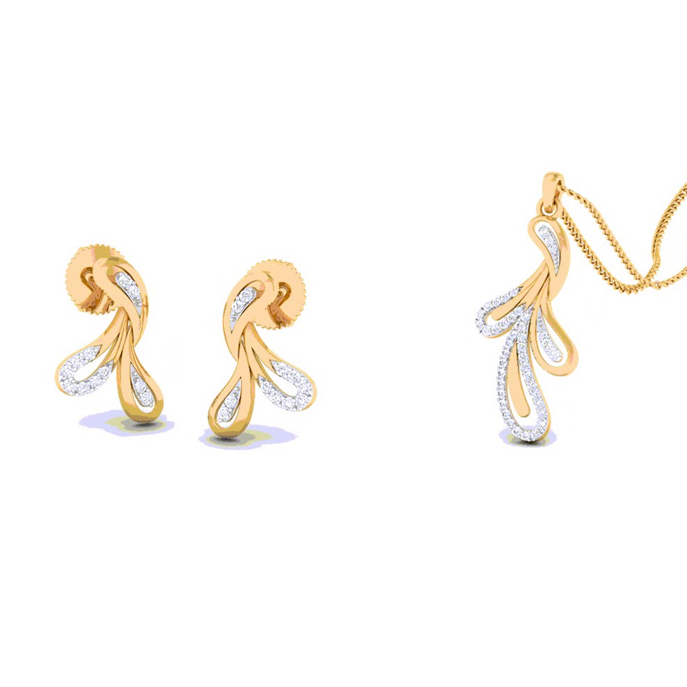 fancy curves pendant