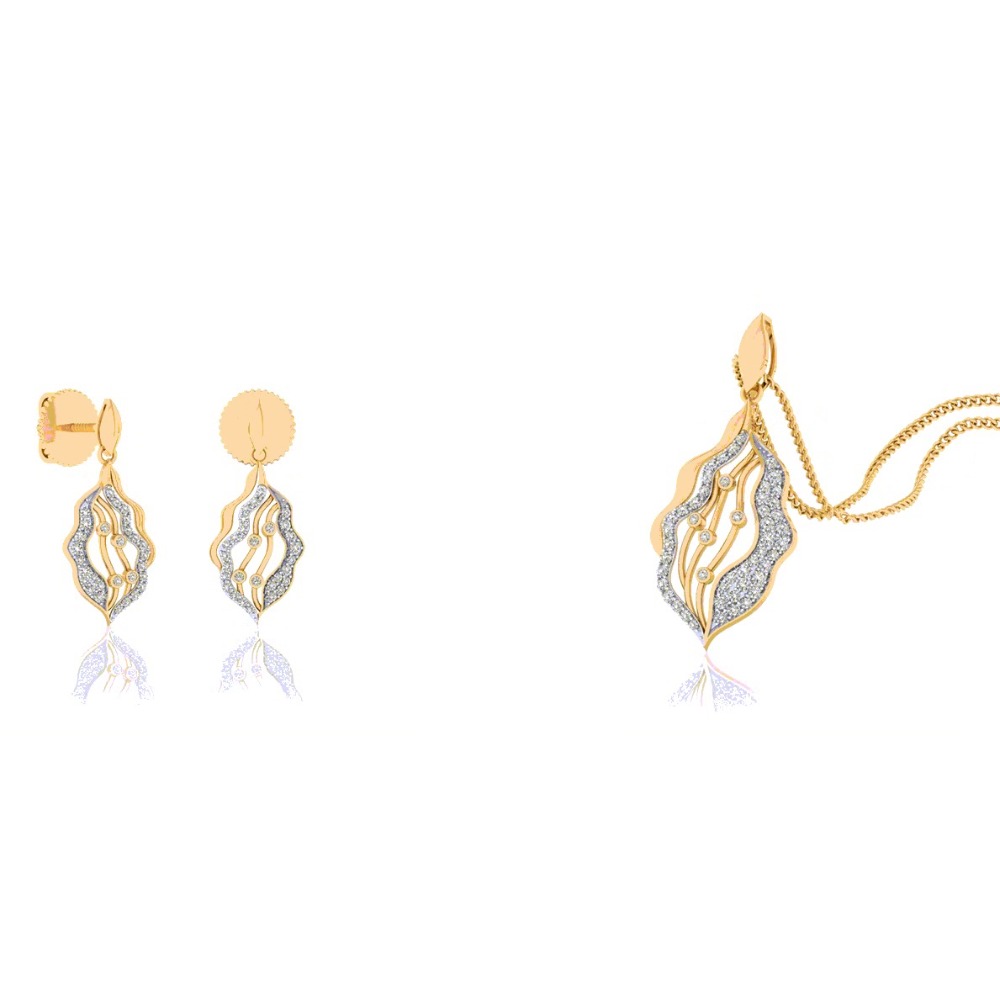 fancy curves pendant
