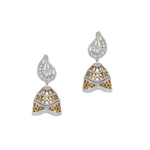 ladies diamond jhummi