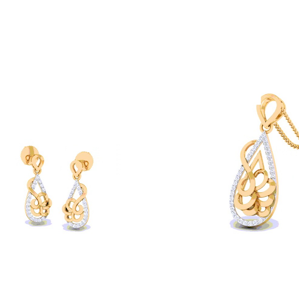 diamond pendant set