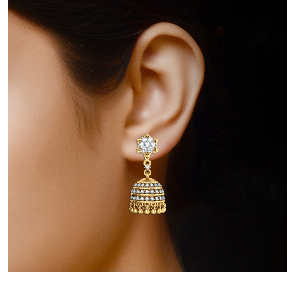 diamond jhumki - Image 2