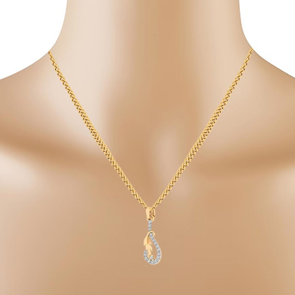 diamond pendant set - Image 2
