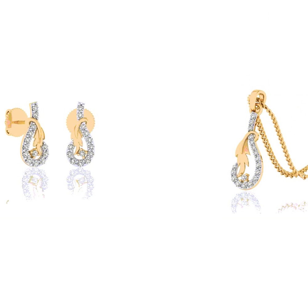 diamond pendant set