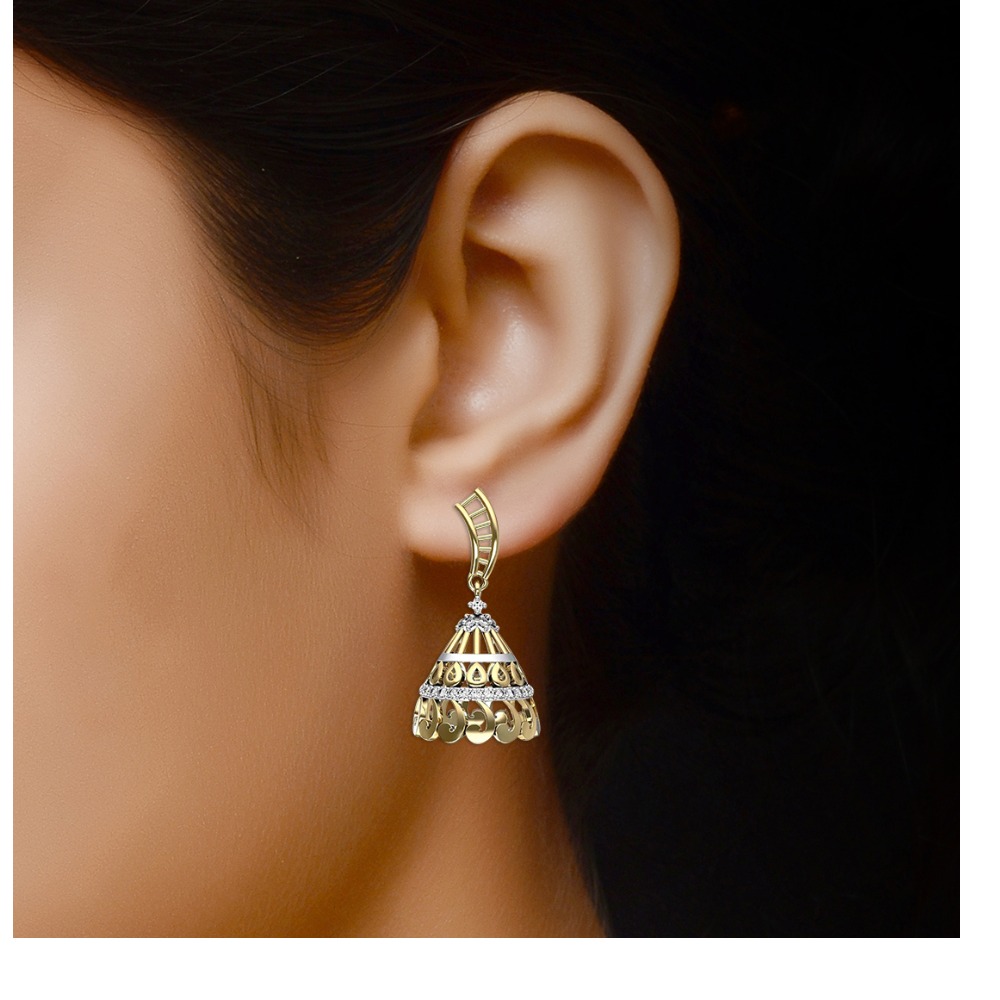 jali type ladies jhumki - Image 2