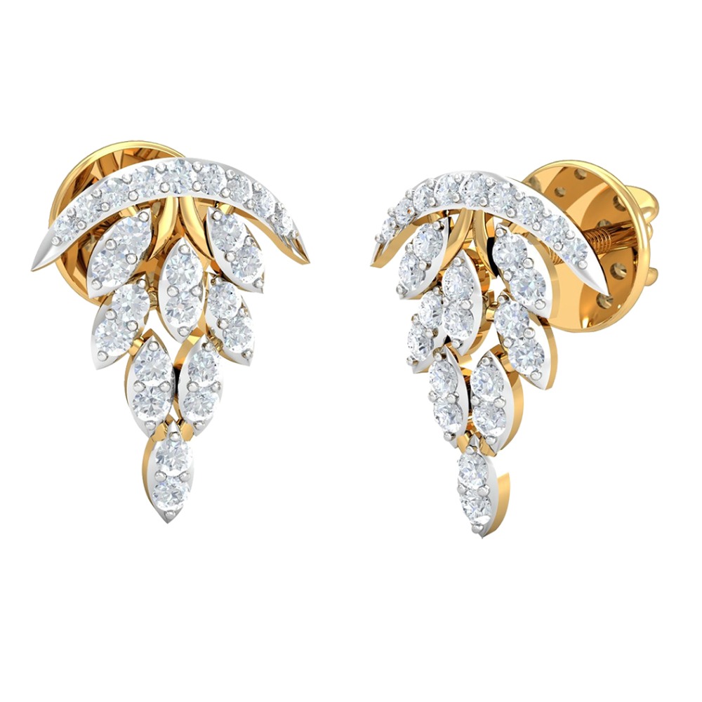 ladies diamond studs