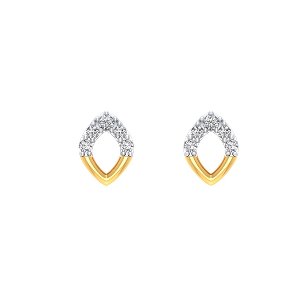 gold small pretty studs