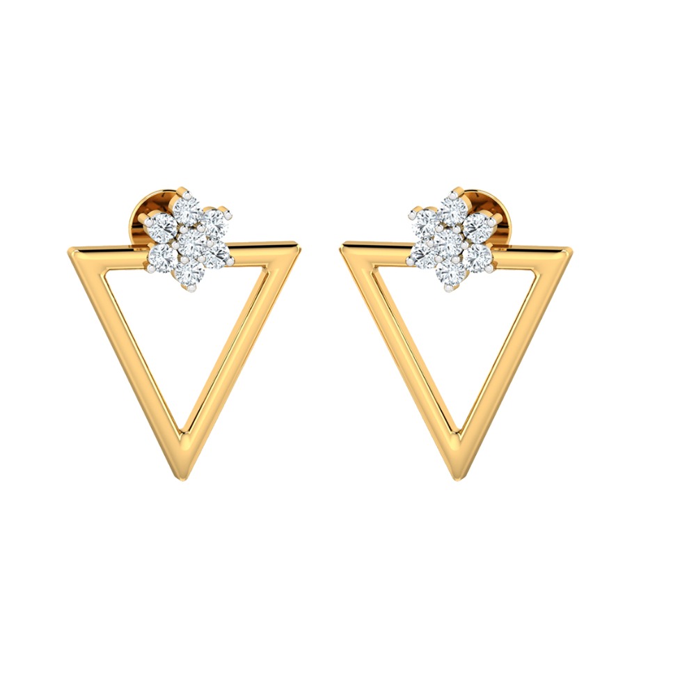triangle studs