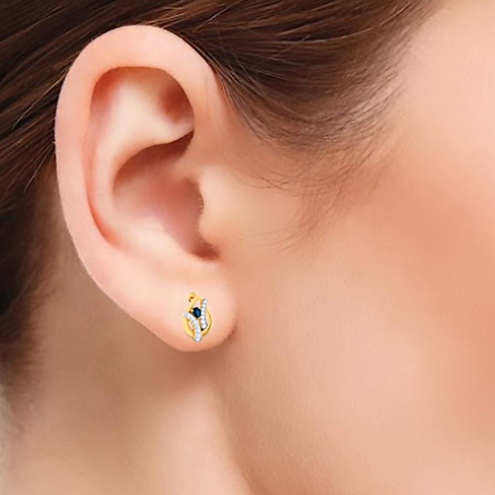 STONE GOLD STUDS - Image 2
