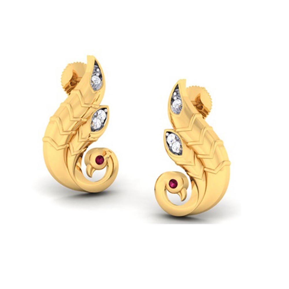 GOLD DIAMOND STUDS