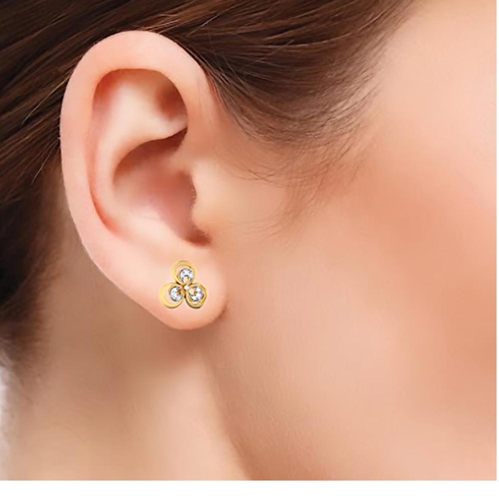 SMALL DIAMOND STUDS - Image 2