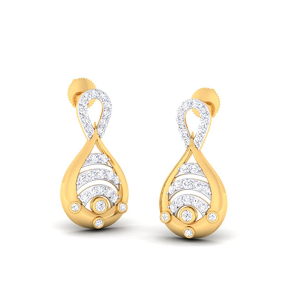 loop diamond earring