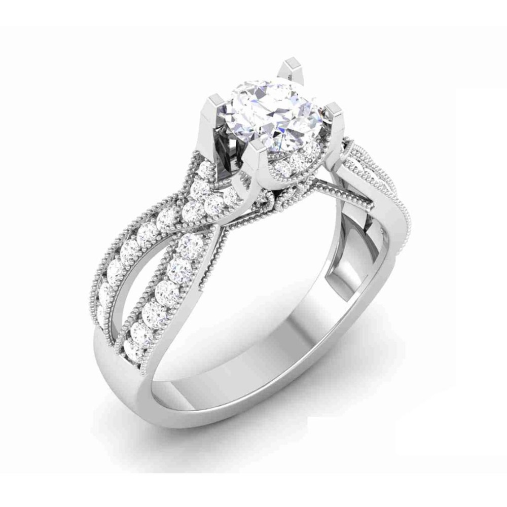 14kt silver ring