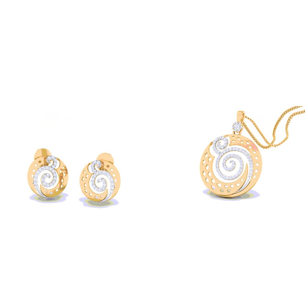 fancy curves pendant