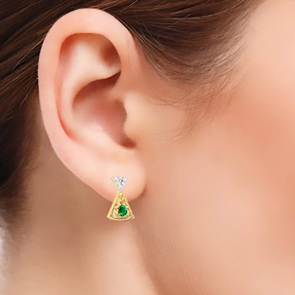 triangle shape earring - Image 2