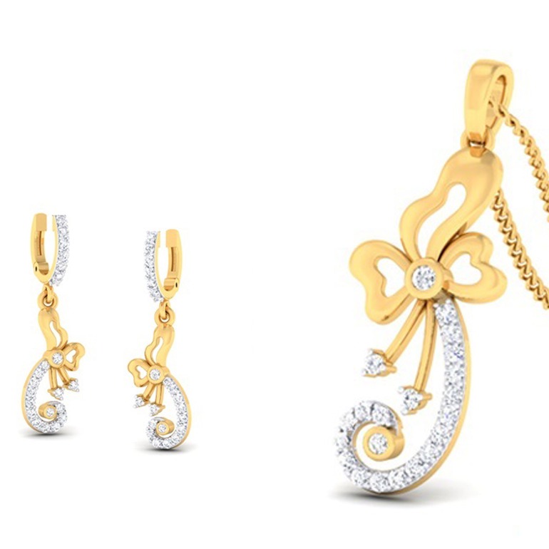fancy curves pendant