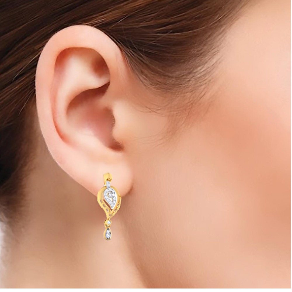 leaf earring - Image 2