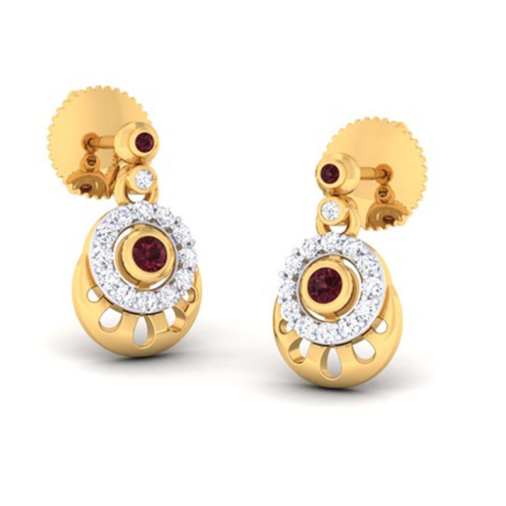 cutout loop earring