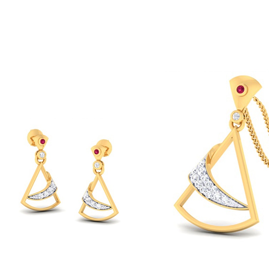 delicate pendant set