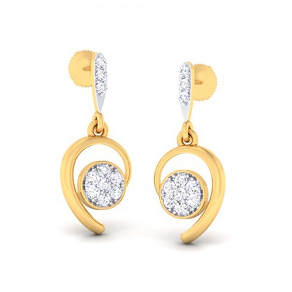 clustor loop earring