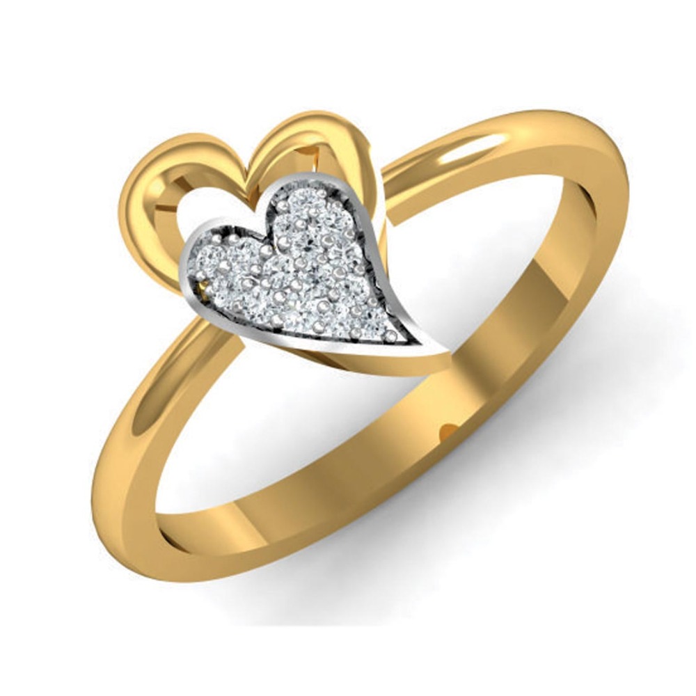 14KT HEART SHAPE RING