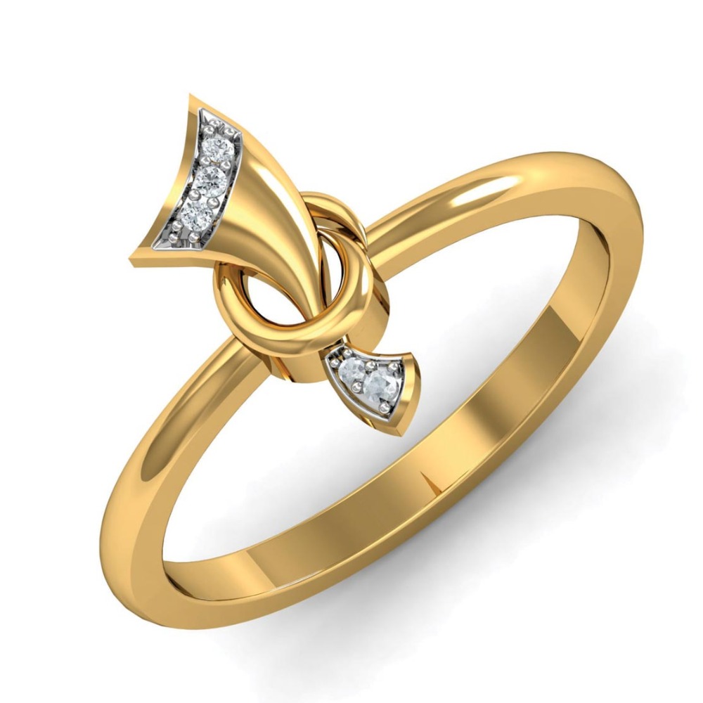 14kt diamond designer ring