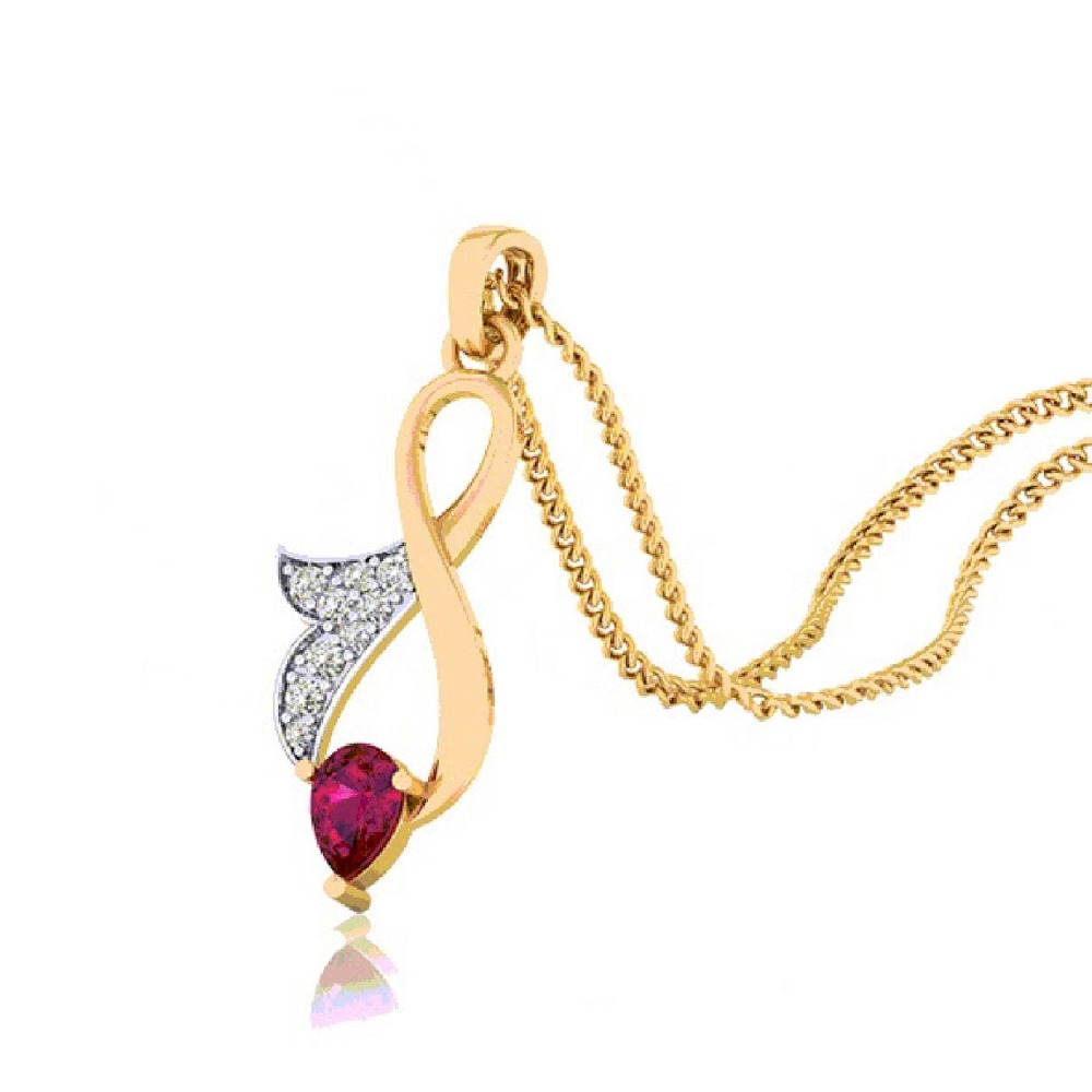 RIBBION SHAPE PENDENT