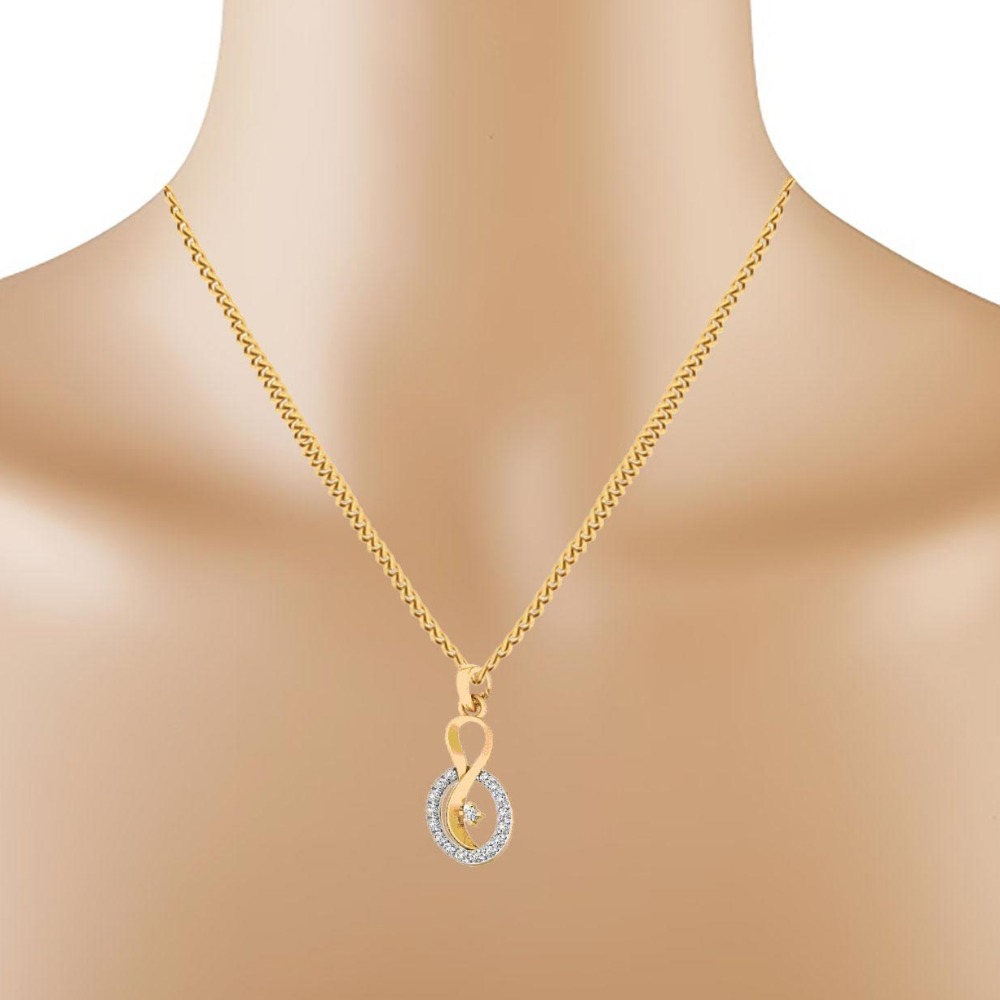 CIRCLE DIAMOND PENDENT - Image 2