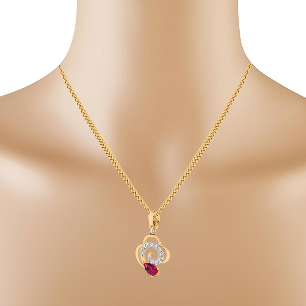 SIMPLE STONE PENDENT - Image 2