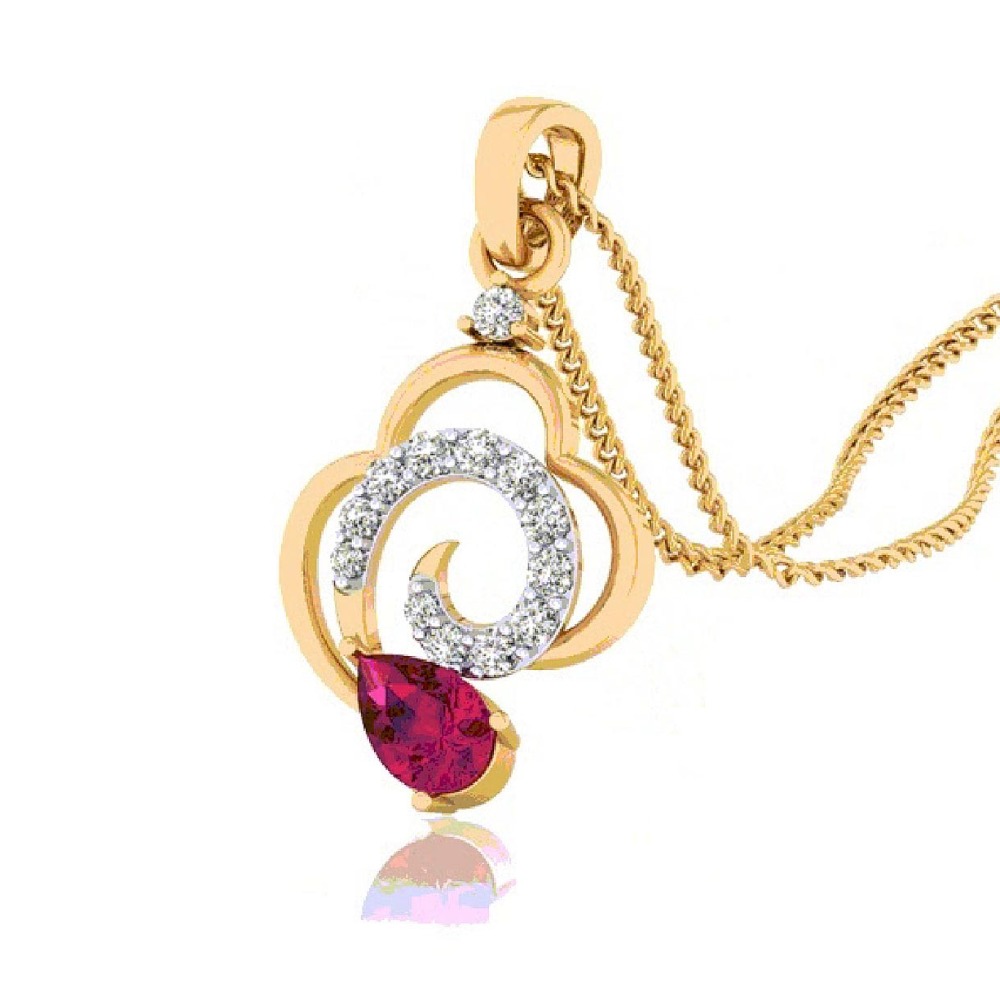 SIMPLE STONE PENDENT