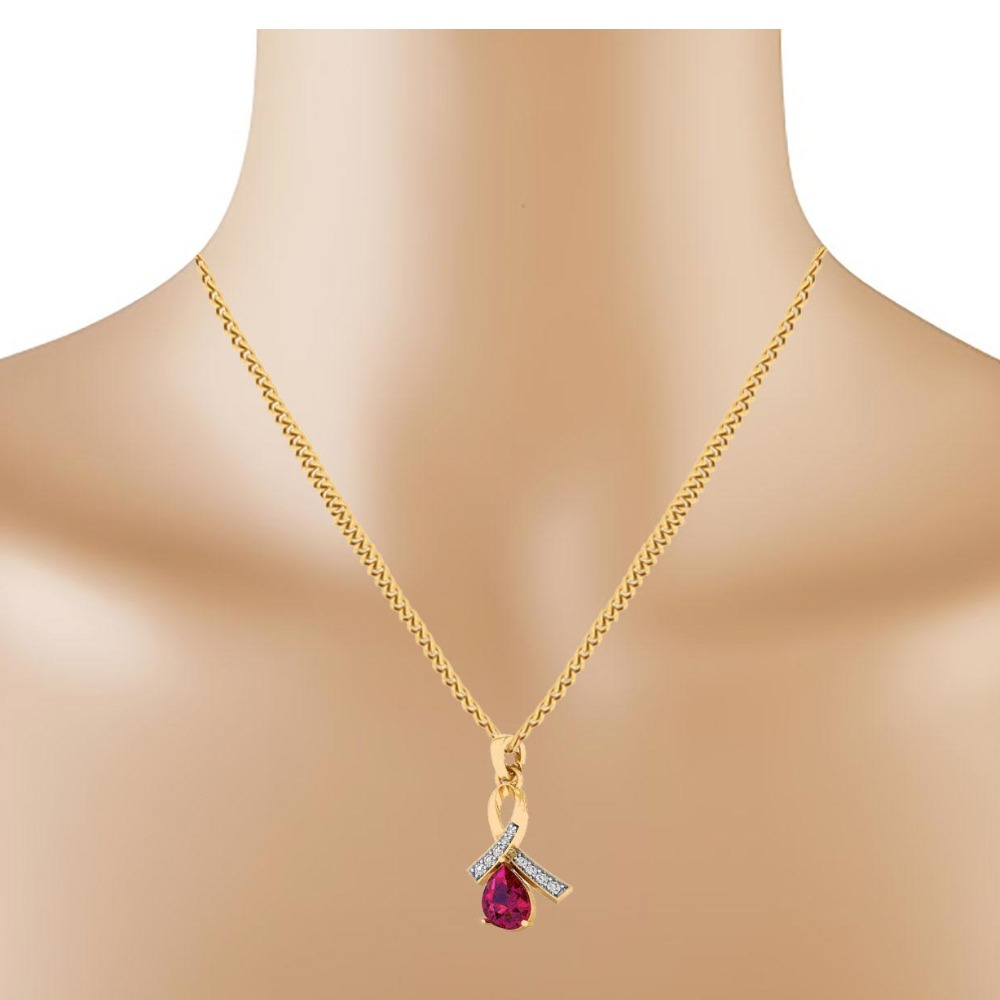 RED PEAR PENDNENT - Image 2