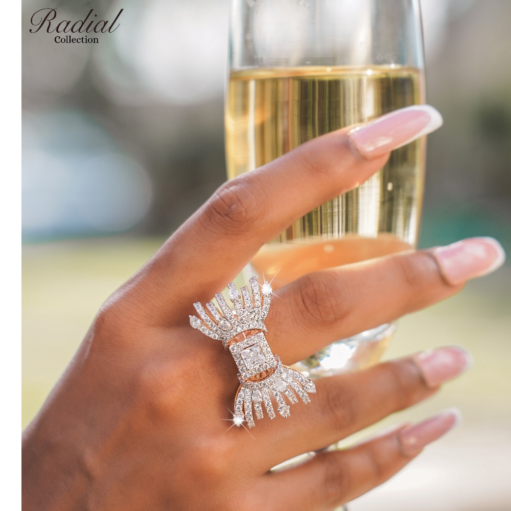 14kt heavy diamond ring - Image 3