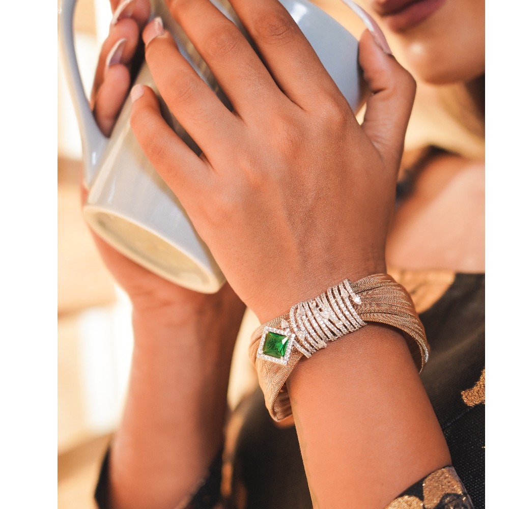 14kt stone bracelet