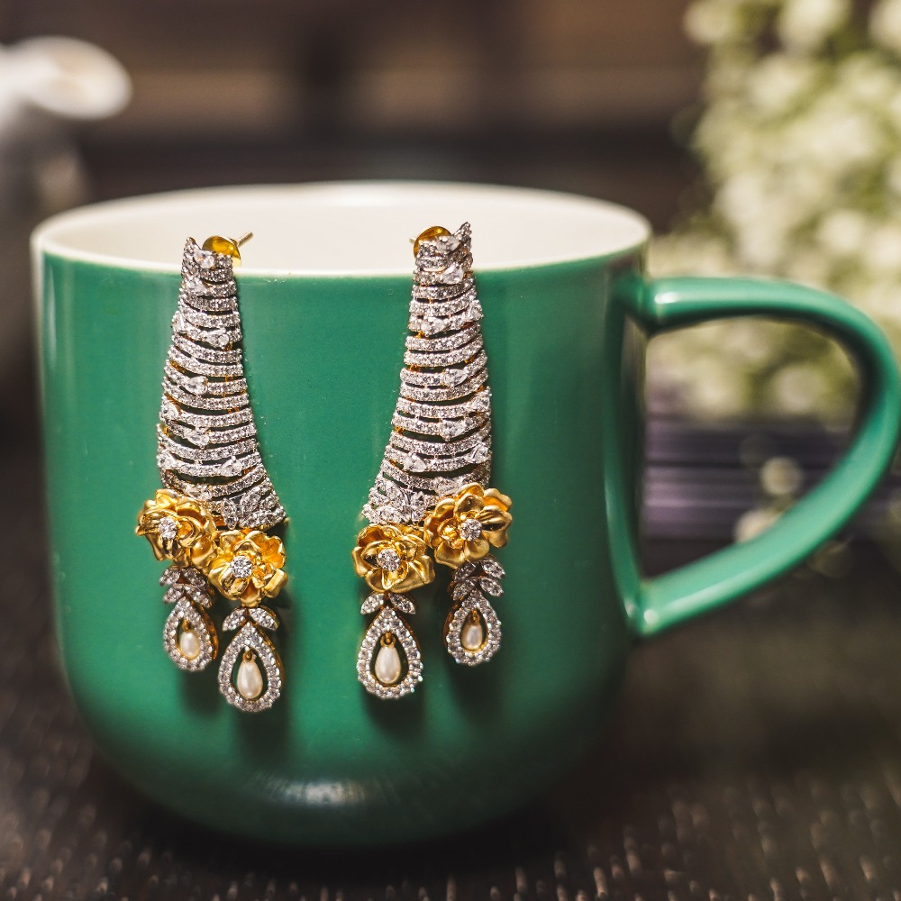 14kt designer earrings
