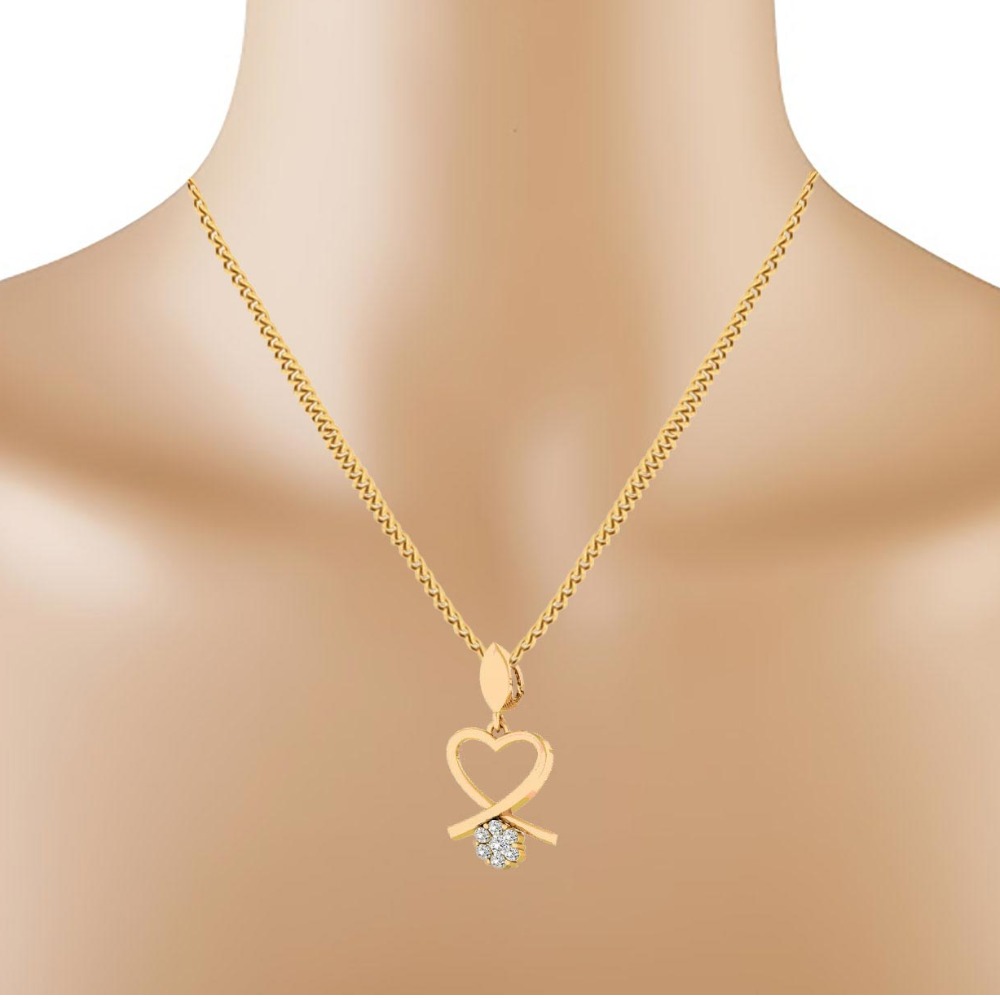 LADIES HEART PENDENT - Image 2