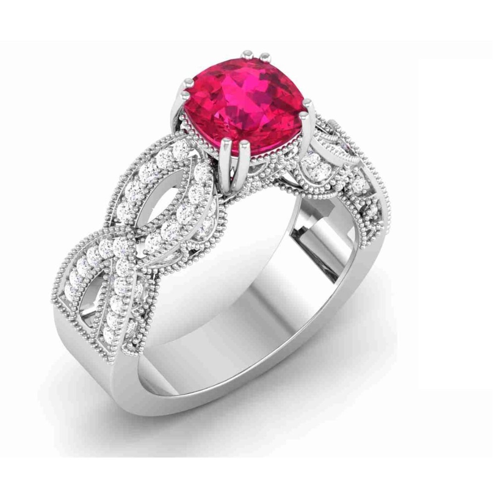 14K GOLD DESIGNER STONE RING