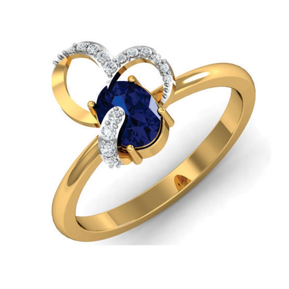 14KT GOLD  STONE RING