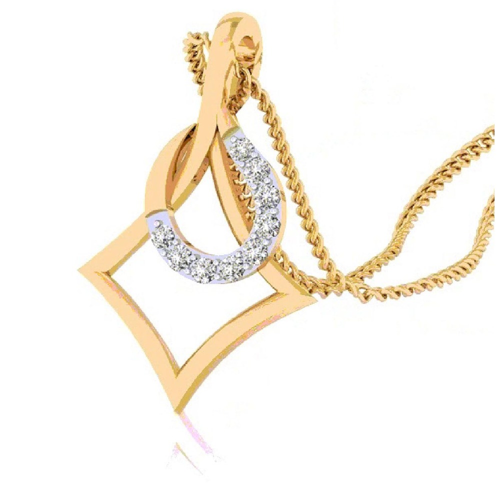 LADIES GOLD PENDENT