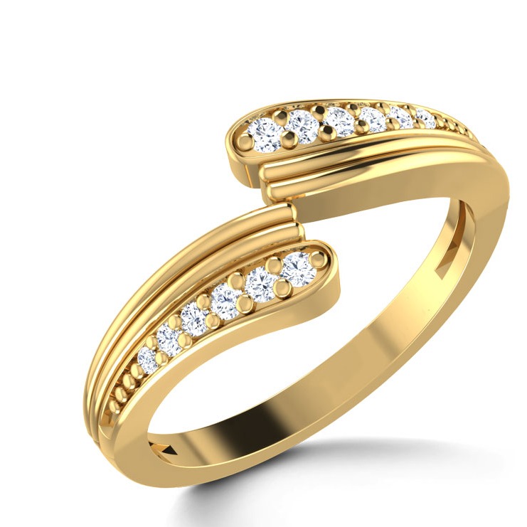 14KT ROUND DIAMOND RING