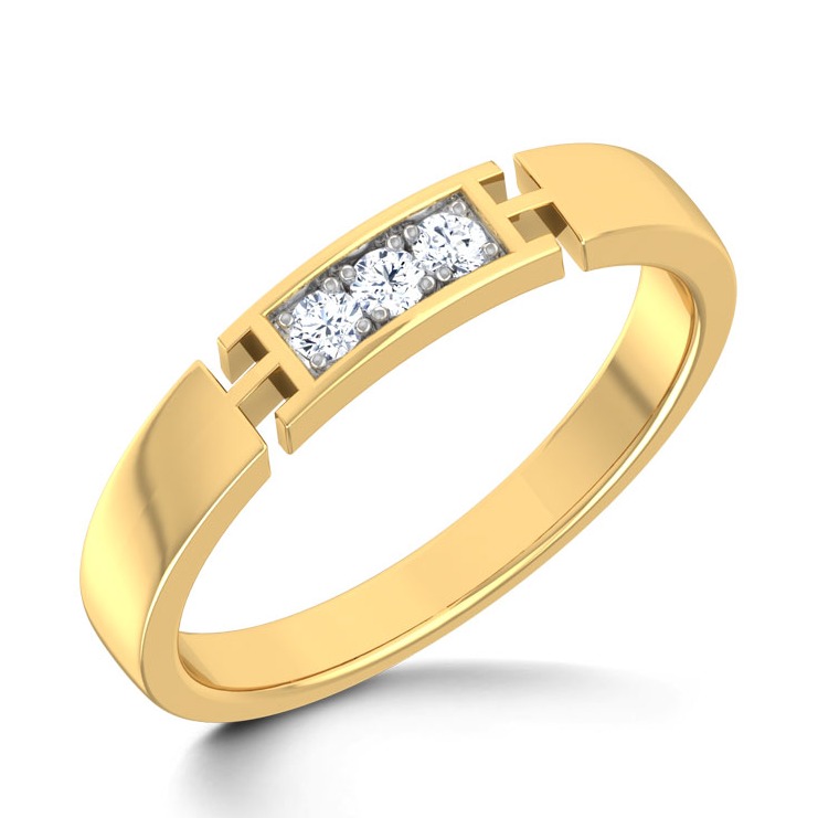 14kt diamond fancy ring