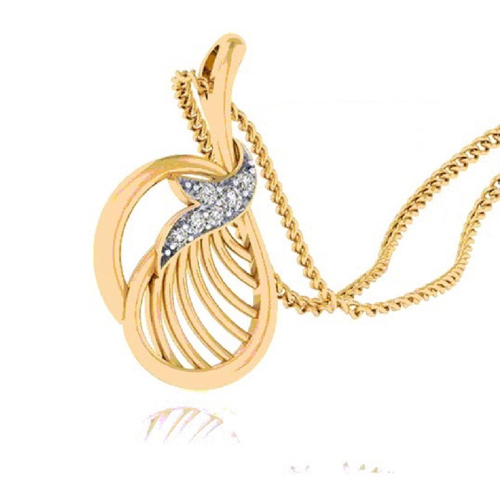 jali gold pendent