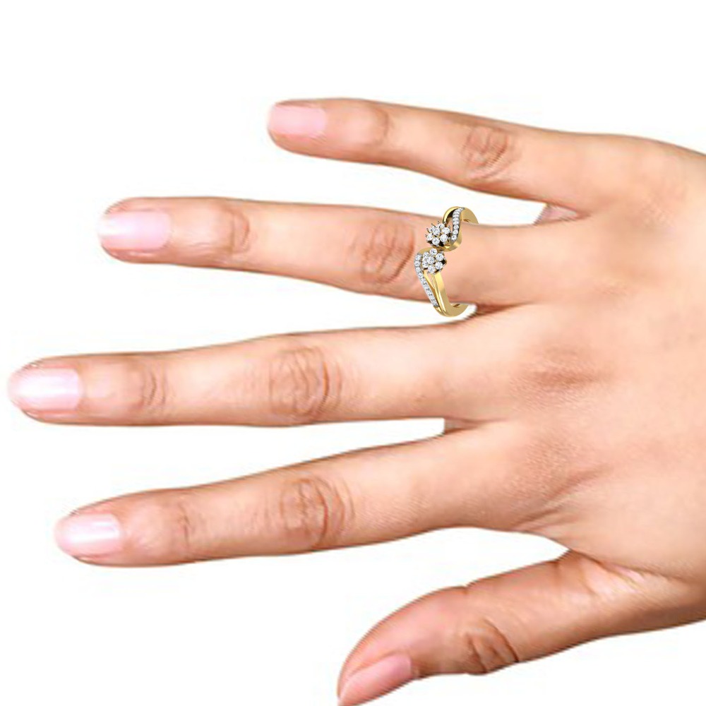 14KT FANCY RING - Image 2