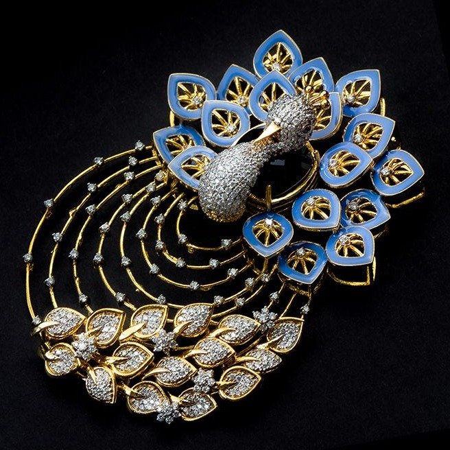 peacock pendant emblace collection