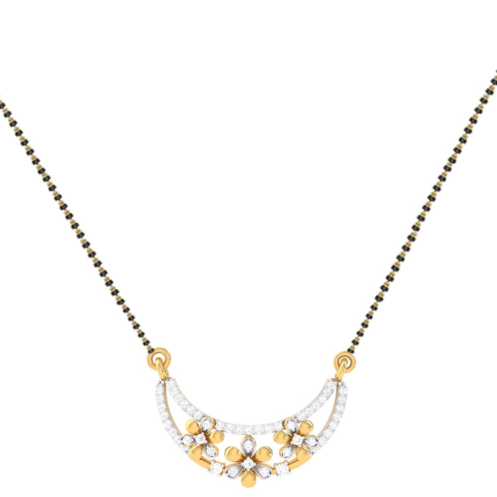 916 Gold Diamond Mangalsutra