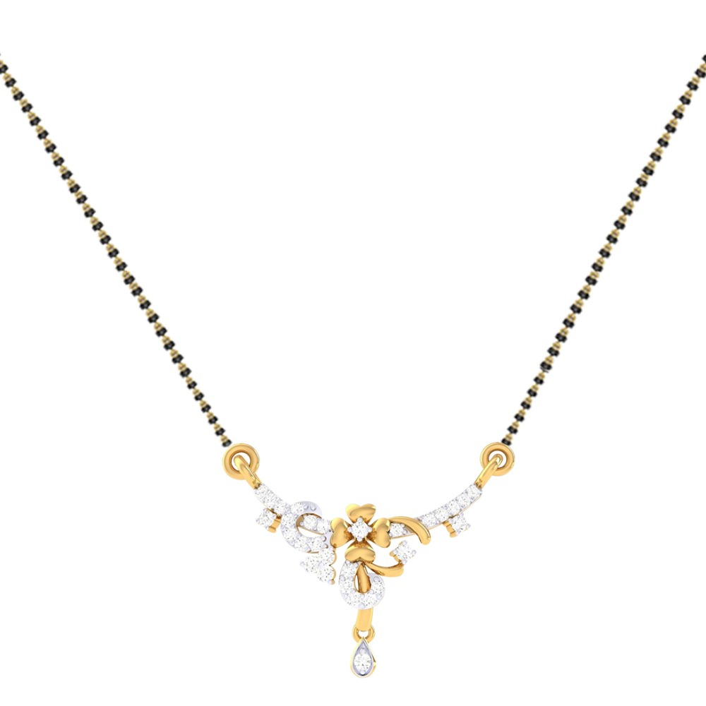 Gold Diamond Mangalsutra