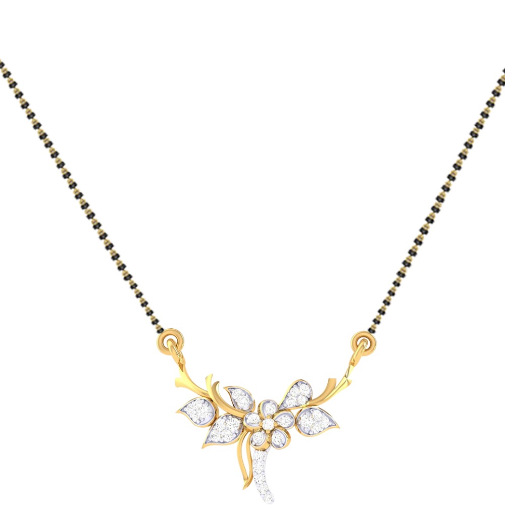 Gold Diamond Mangalsutra