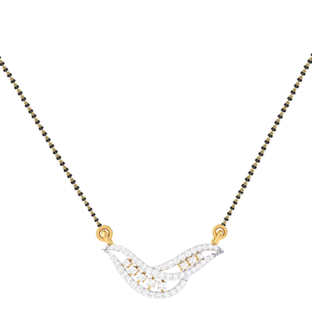 Gold Diamond Mangalsutra