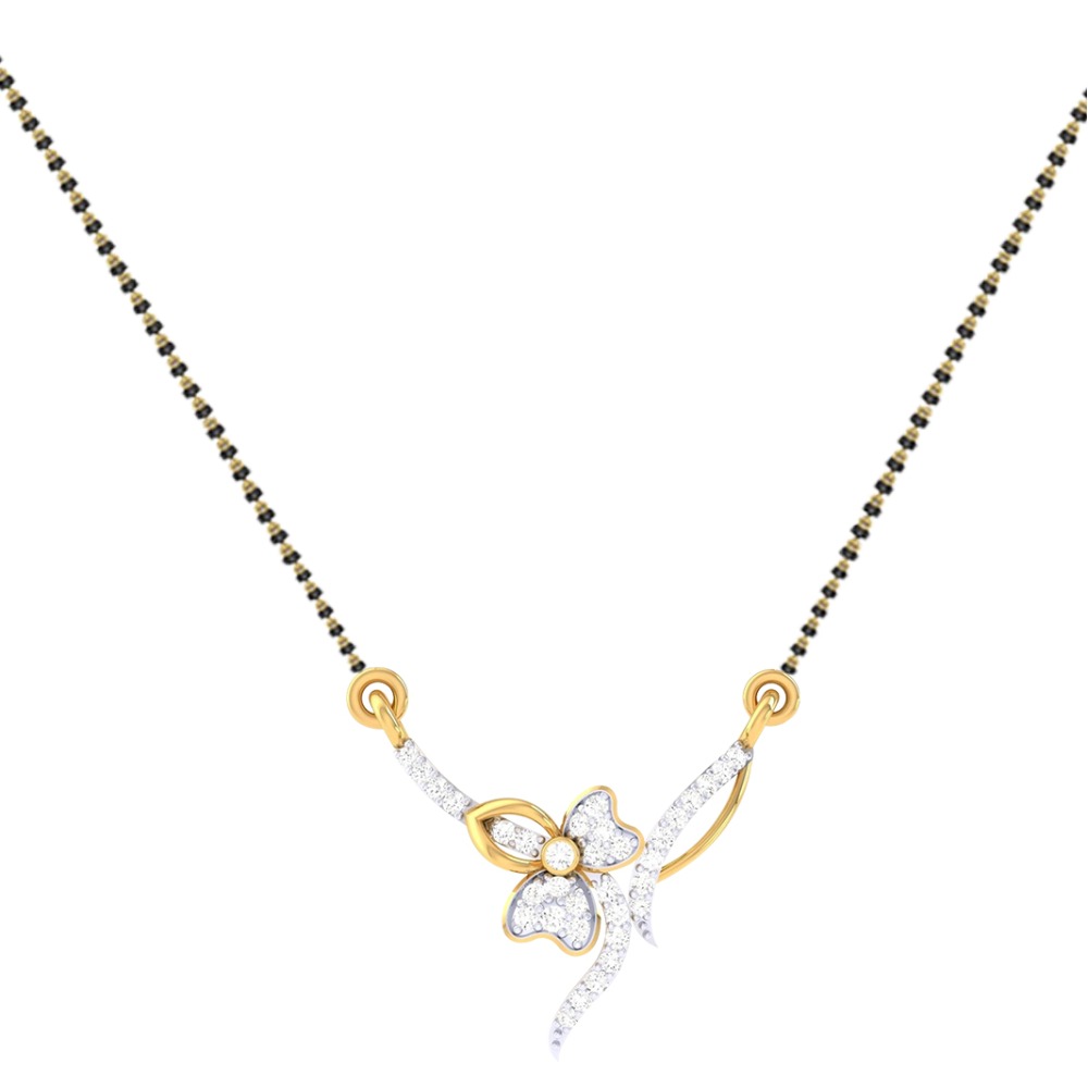 Gold Diamond Mangalsutra