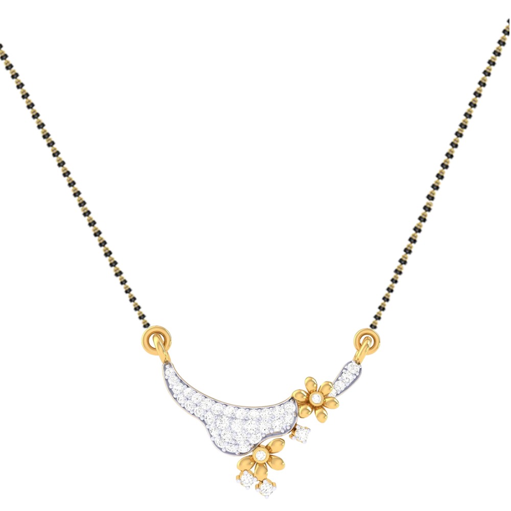 Gold Diamond Mangalsutra