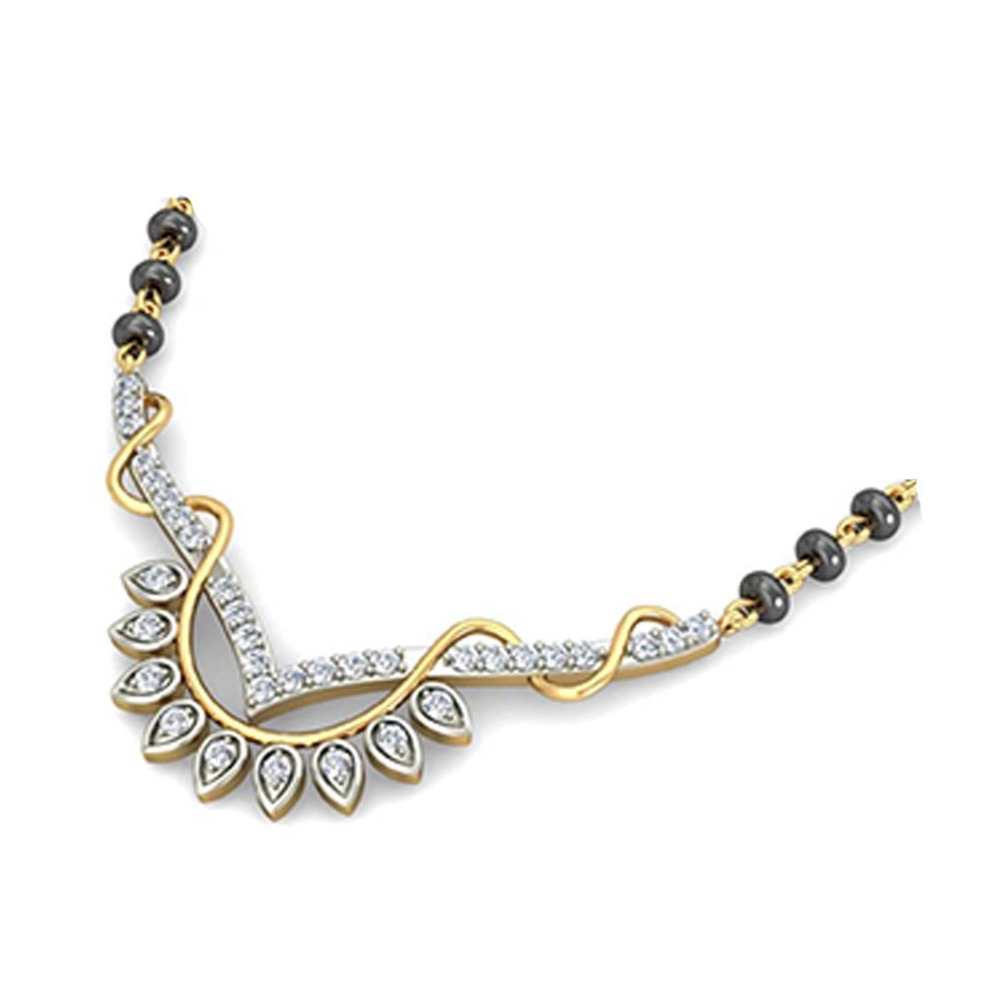 Gold Diamond Mangalsutra