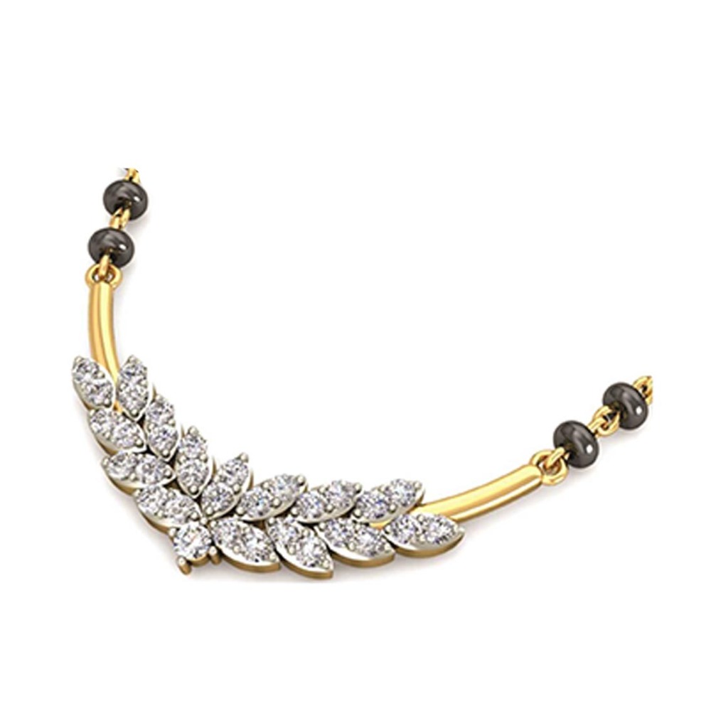 Gold Diamond Mangalsutra